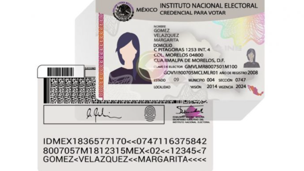 $!La INE contiene información sensible como nombre completo, domicilio, CURP y fotografía.