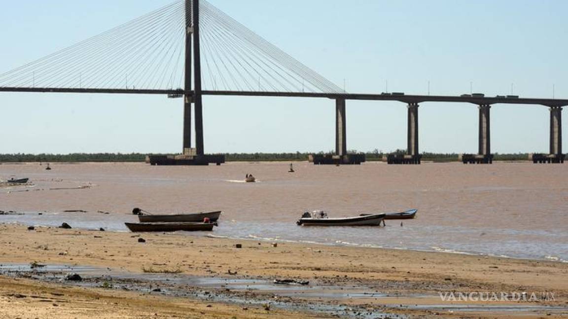 El río Paraná se seca: