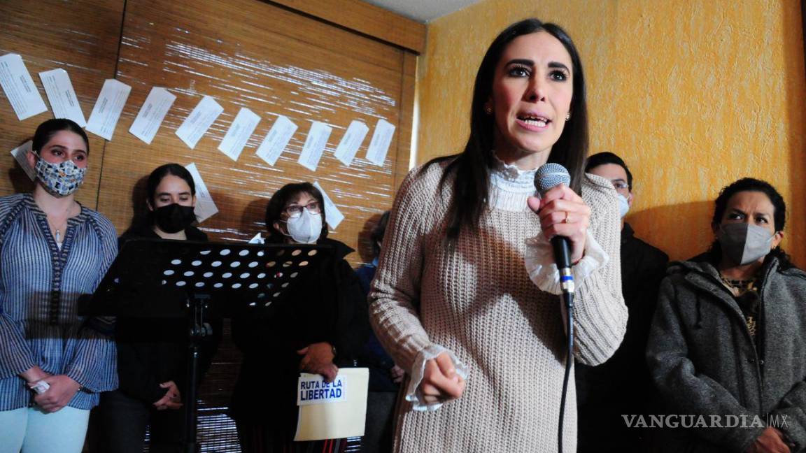 $!Mariana Moguel confió que la jefa de Gobierno de la Ciudad de México, Claudia Sheinbaum, les permita sin restricciones llevar a cabo su resistencia pacífica en la capital, y espera que no habrá provocaciones. “El miedo no nos va a paralizar”, advirtió.