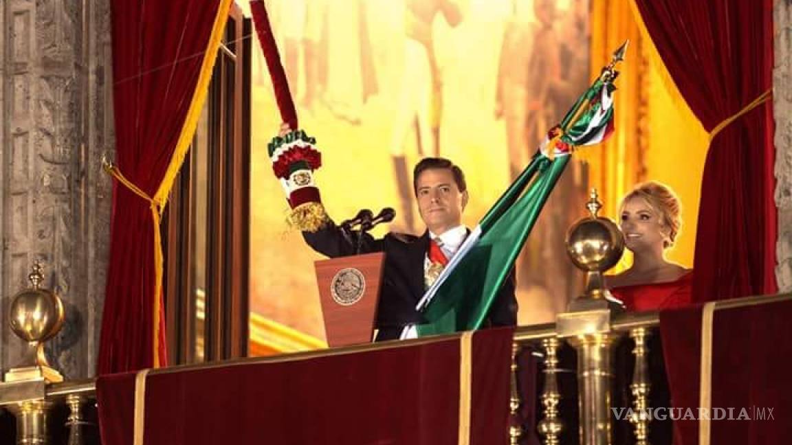 Peña Nieto encabeza su última ceremonia del Grito de Independencia