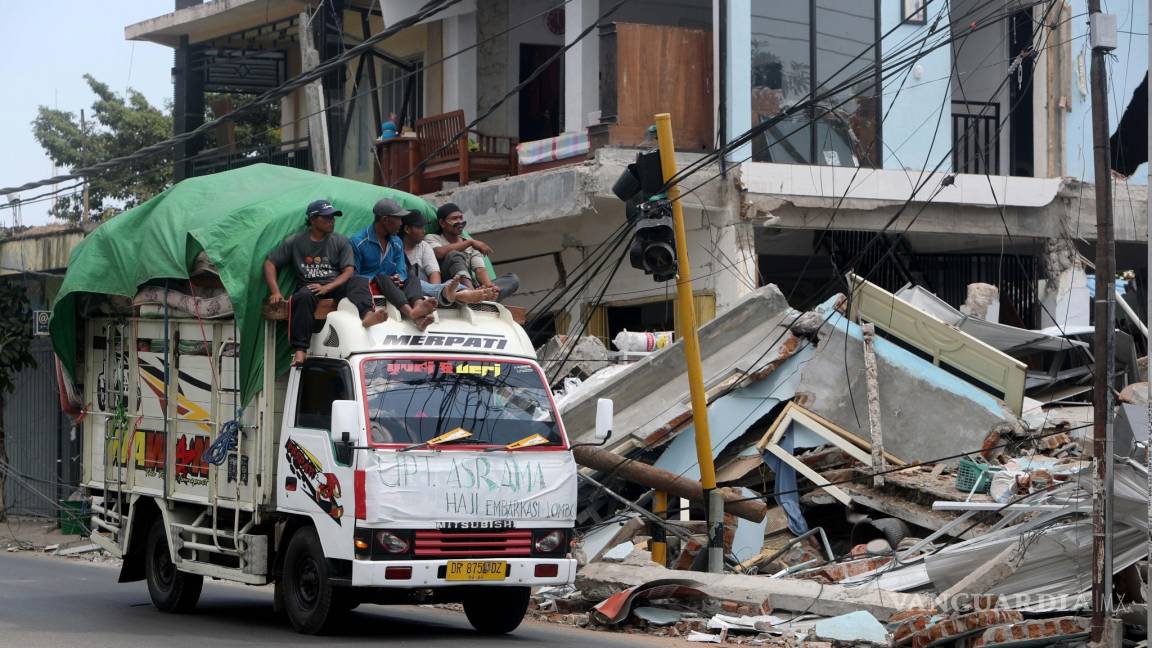 Sismo de magnitud 6.3 sacude la isla indonesia de Lombok