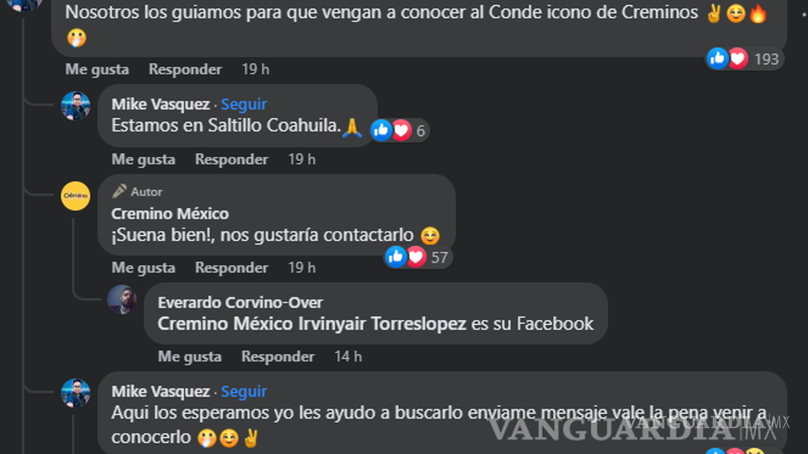 $!Usuarios piden a Cremino que incluyan al ‘Conde’ en uno de sus comerciales.