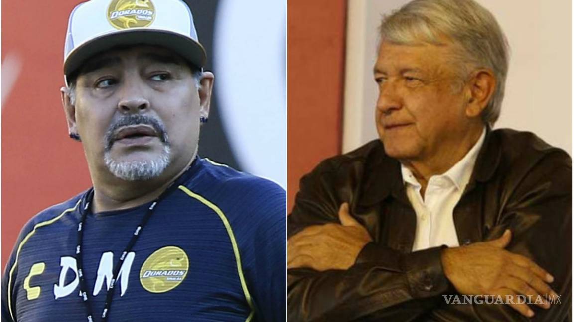 AMLO asegura que Maradona 'es una leyenda' y 'figura hasta la sepultura'