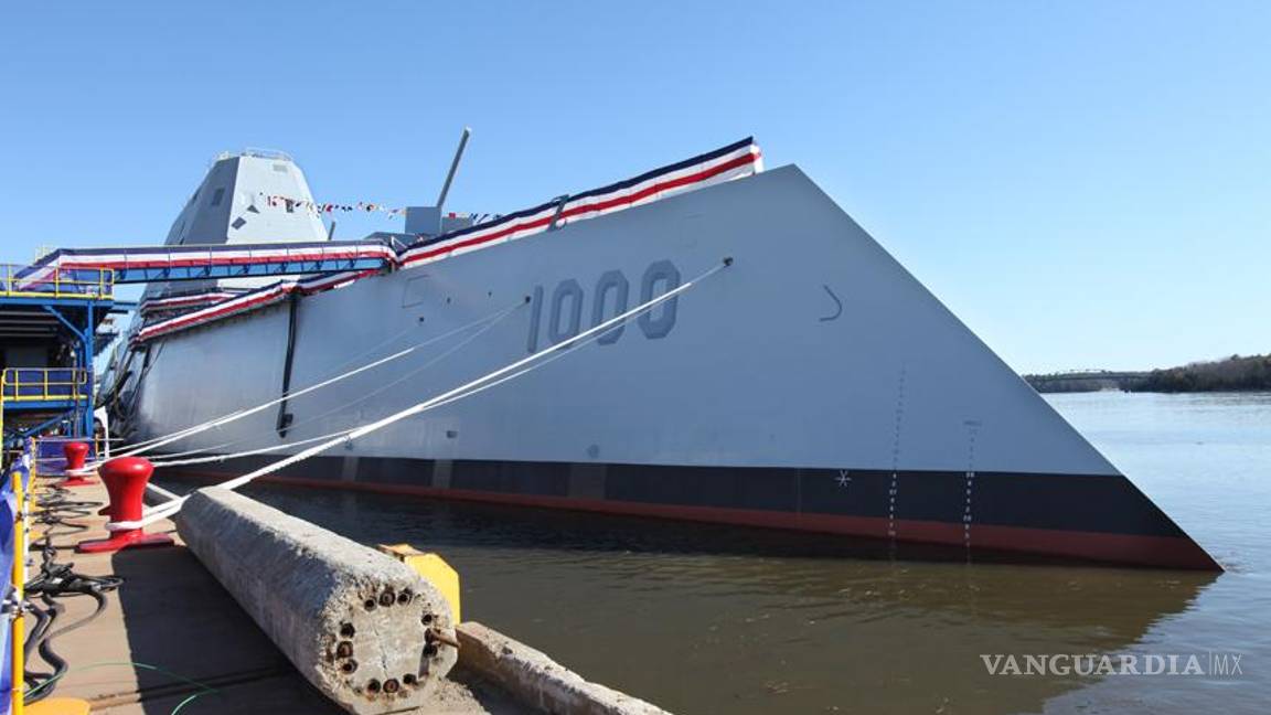 Estados Unidos presenta su destructor del futuro, la clase Zumwalt