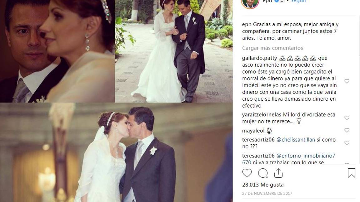 $!¿Se murió el amor? Enrique Peña Nieto olvida su aniversario de bodas con Angélica Rivera