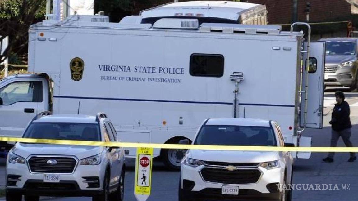 Detienen a sospechoso de tiroteo en la Universidad de Virginia; dejó tres muertos