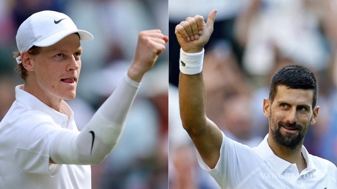 Novak Djokovic vs Jannik Sinner: choque de generaciones en Semifinales de Wimbledon