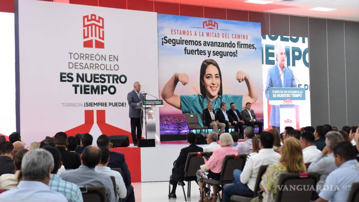 Torreón está en desarrollo, este es nuestro tiempo, advierte Alcalde en su informe a la mitad del camino