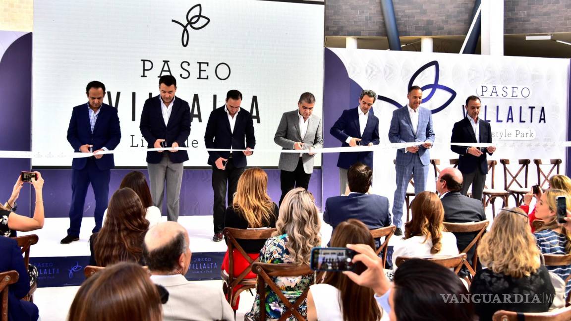 Inauguran paseo Villalta en Saltillo; el primer lifestyle center en la ciudad