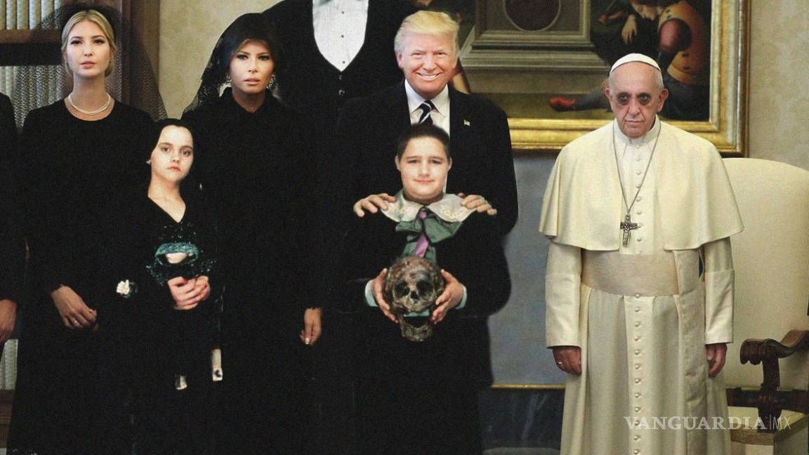 Visita de los Trump al Vaticano desata memes