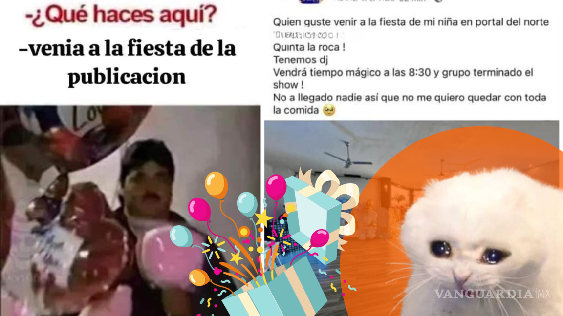 Joven de Monterrey invita por Facebook a fiesta infantil; corre a invitados, y vende los regalos de su hija en Marketplace