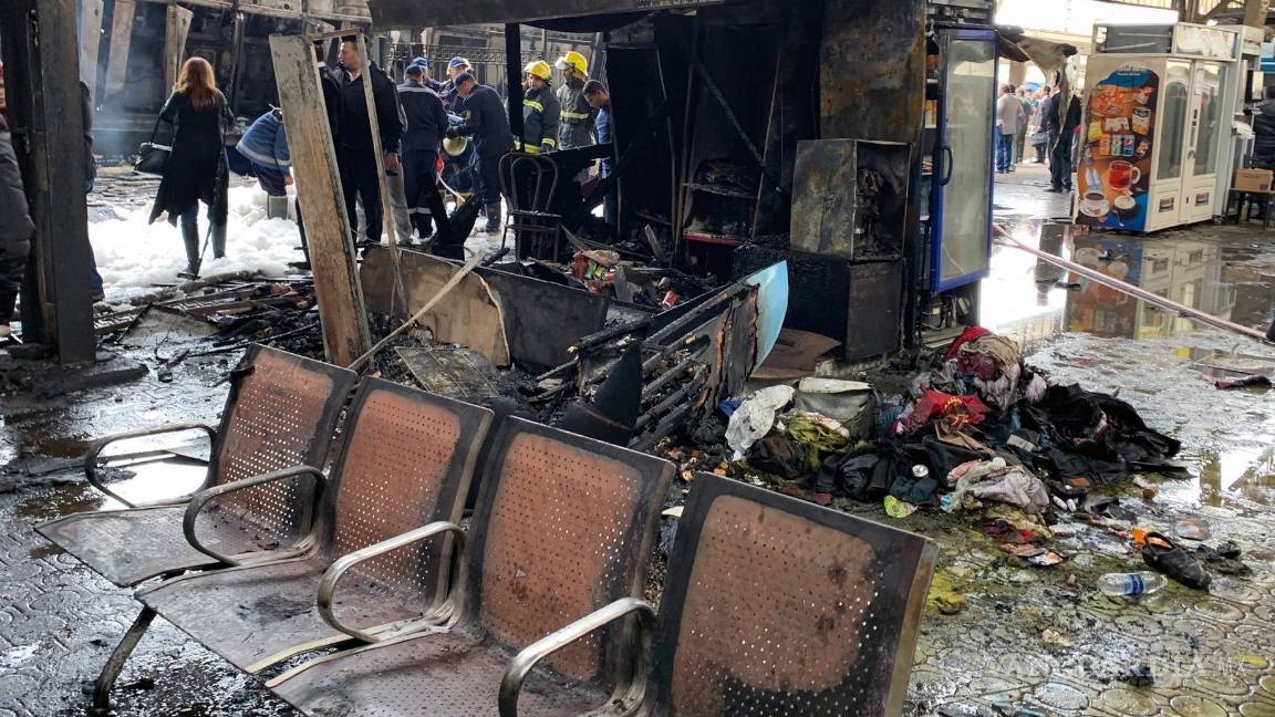 $!Arde estación de tren en el Cairo, hay 25 muertos