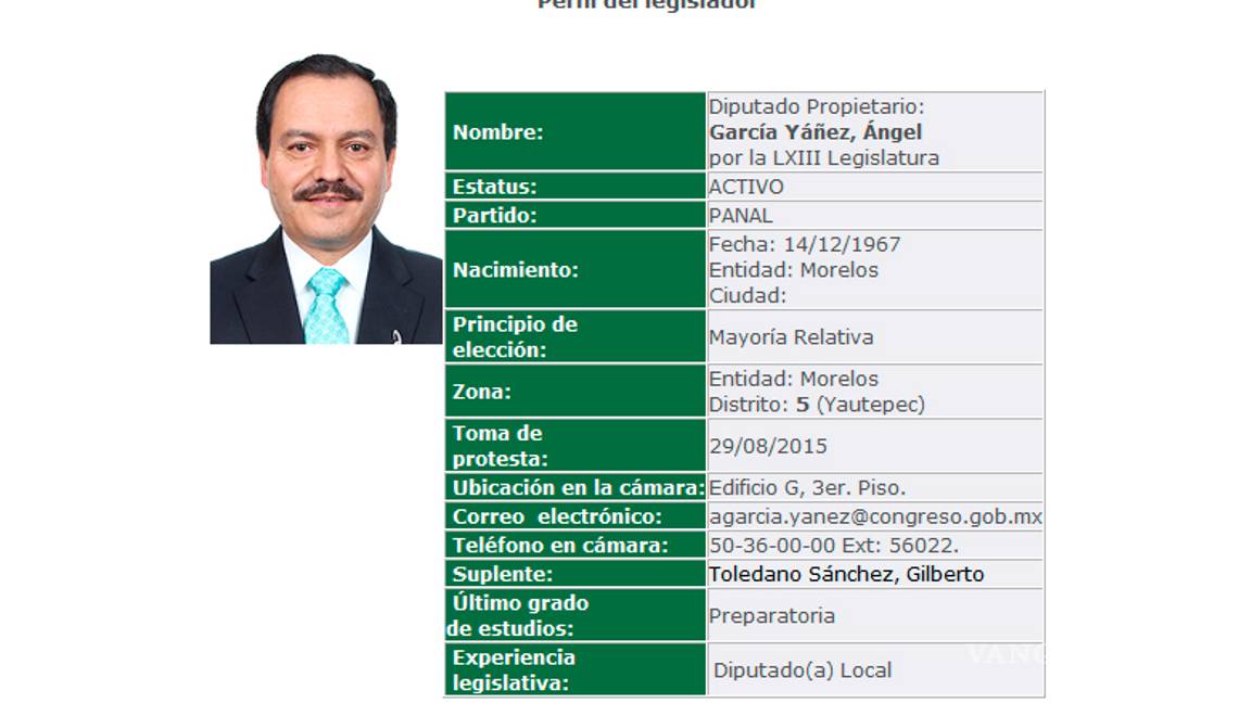 $!Diputado que propuso renovación de cédula profesional concluyó sus estudios en nivel preparatoria