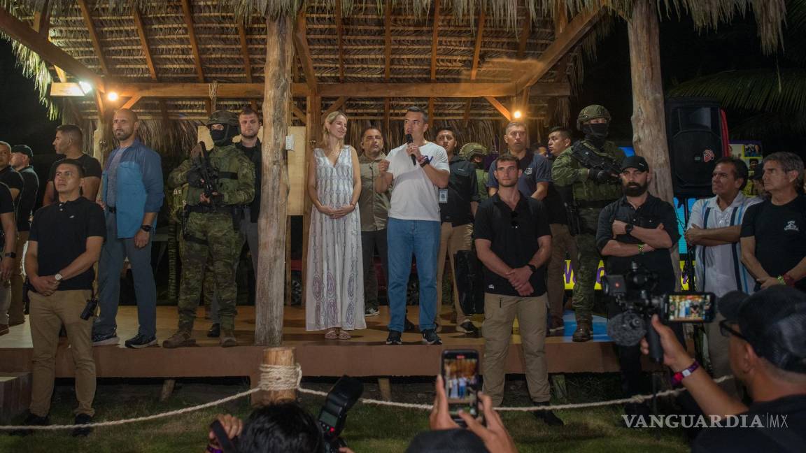 $!El joven empresario Daniel Noboa se proclamó este domingo como el ganador de las elecciones presidenciales extraordinarias de Ecuador.