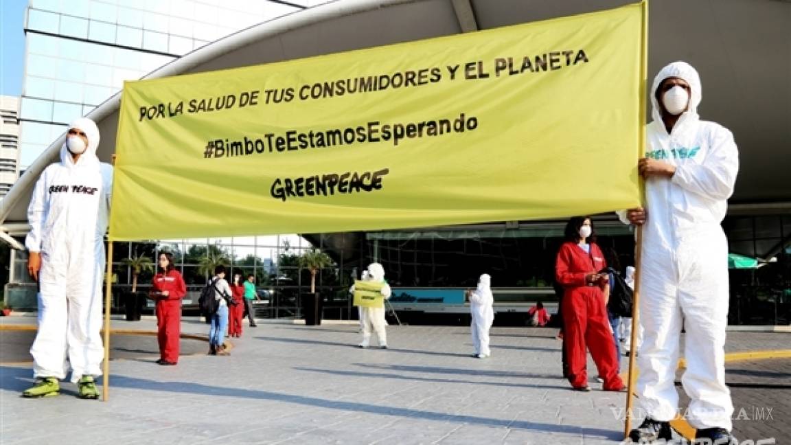 Con ayuda de gobiernos empresas dañan al planeta: Greenpeace; en México, Monsanto y Bimbo