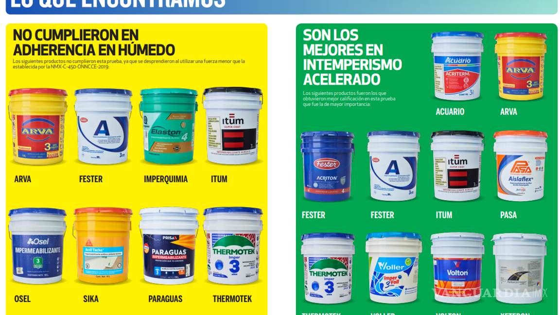 $!Acuario, Thermotek o Comex... ¿Cuál es el mejor impermeabilizante para no tener goteras en esta temporada de huracanes?