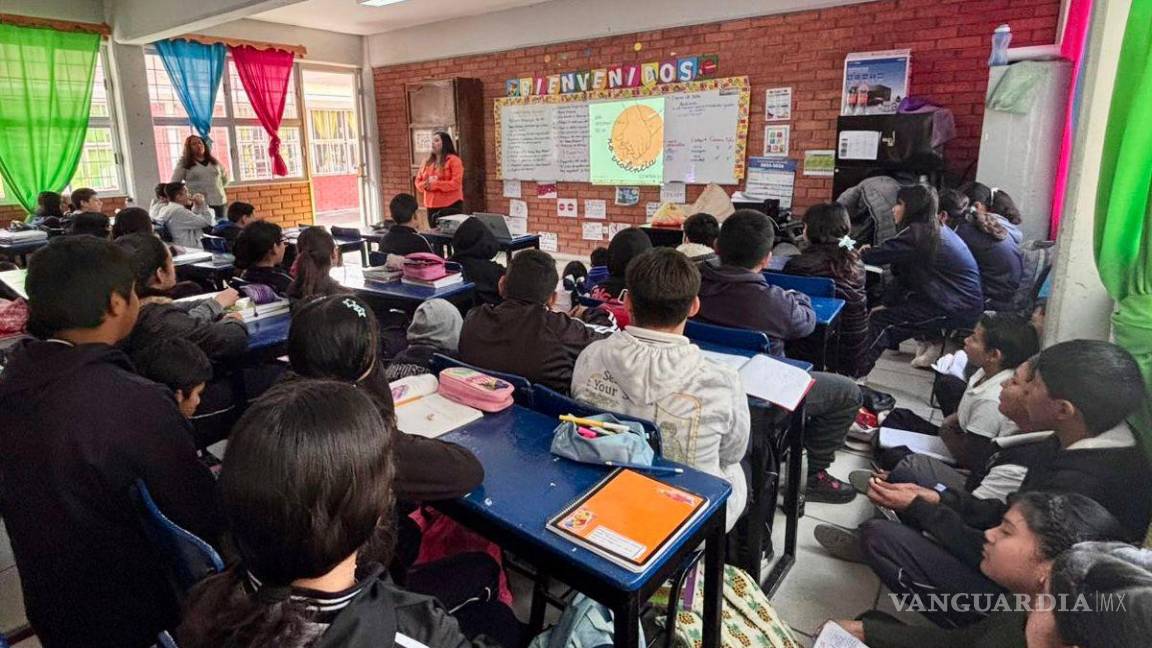 $!Comparten mensaje con estudiantes en primaria de la colonia Analco.