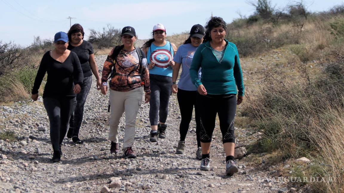 $!La asociación llamó a la ciudadanía para que se una al reto de activarse en la montaña.