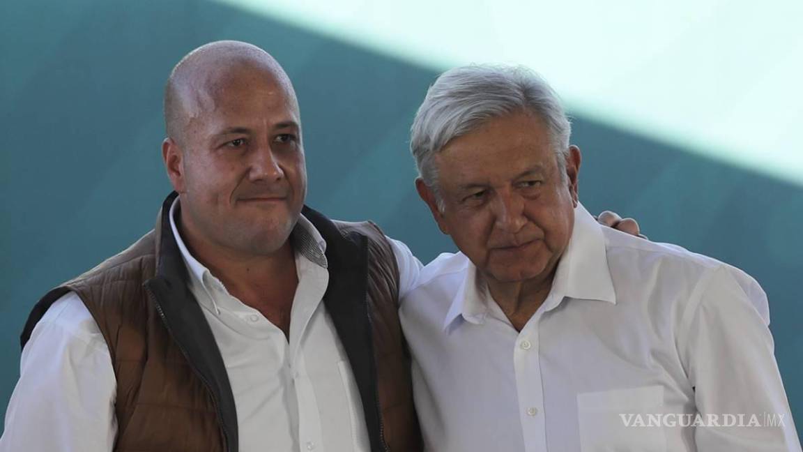Se reúnen AMLO y Enrique Alfaro en Palacio Nacional