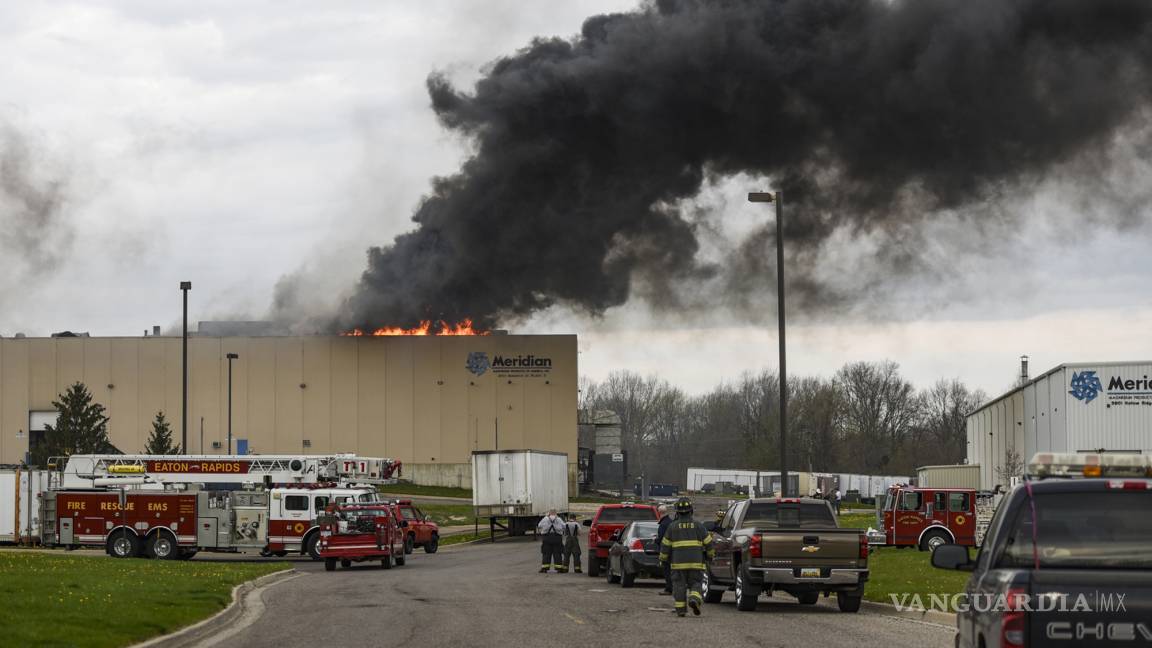 Incendio en una planta automotriz de Michigan deja heridos