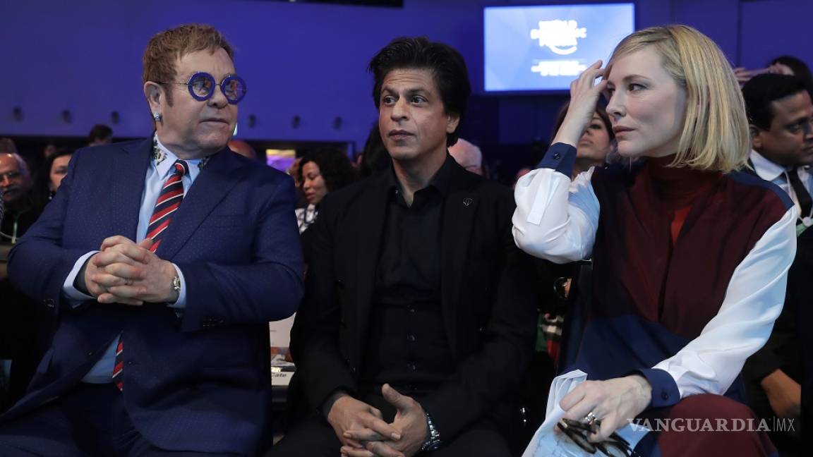 Premian a Cate Blanchett, Elton John y a Shah Rukh Khan en Davos 2018