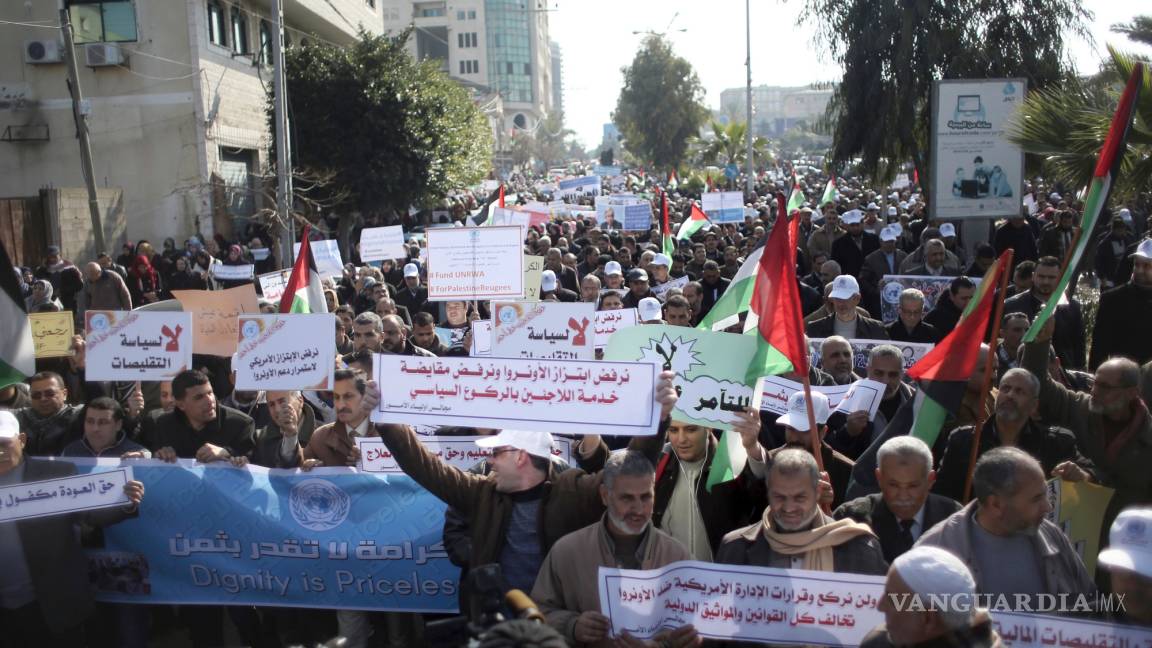 Empleados de la ONU en Gaza, van a huelga por suspensión de ayuda EU