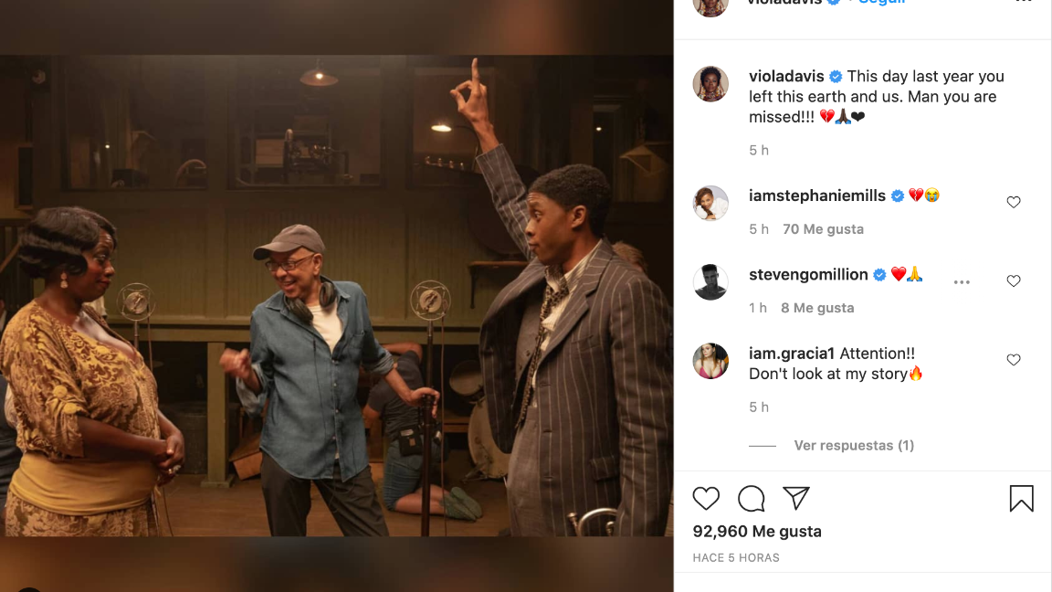 $!Viola Davis trabajó con el actor en su última película en Netflix.