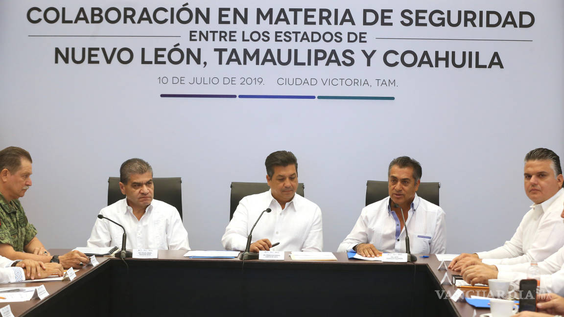 Ofrece buenos resultados operativo de seguridad de Coahuila, Nuevo León y Tamaulipas