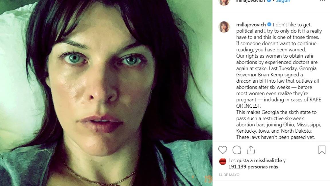 $!Milla Jovovich espera a su tercer hijo