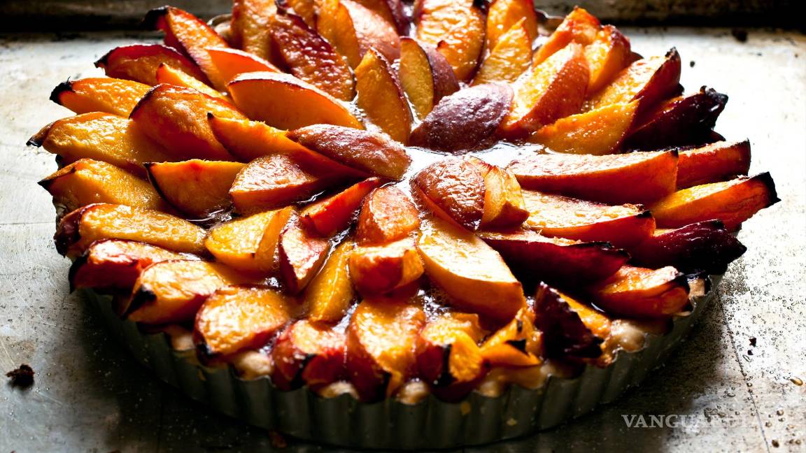 $!Receta de tarta de nectarina.