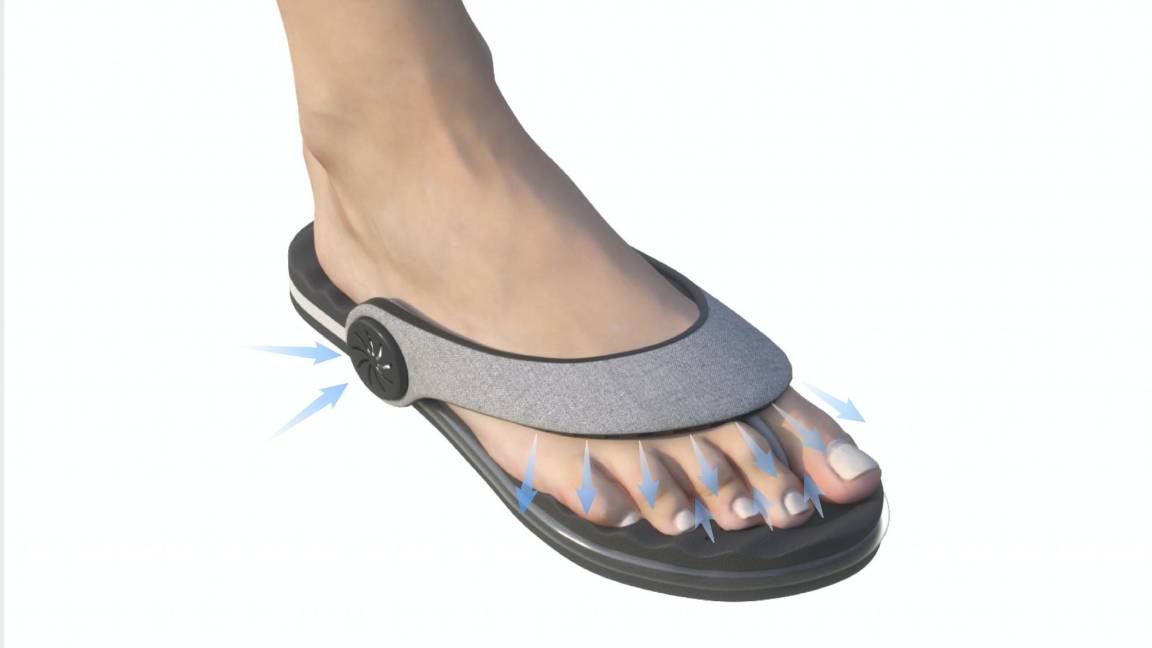 $!Sandalias con secado de dedos Dryflips.