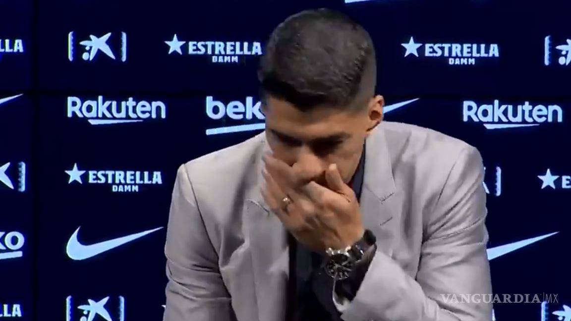 Luis Suárez se despide entre lágrimas del Barcelona