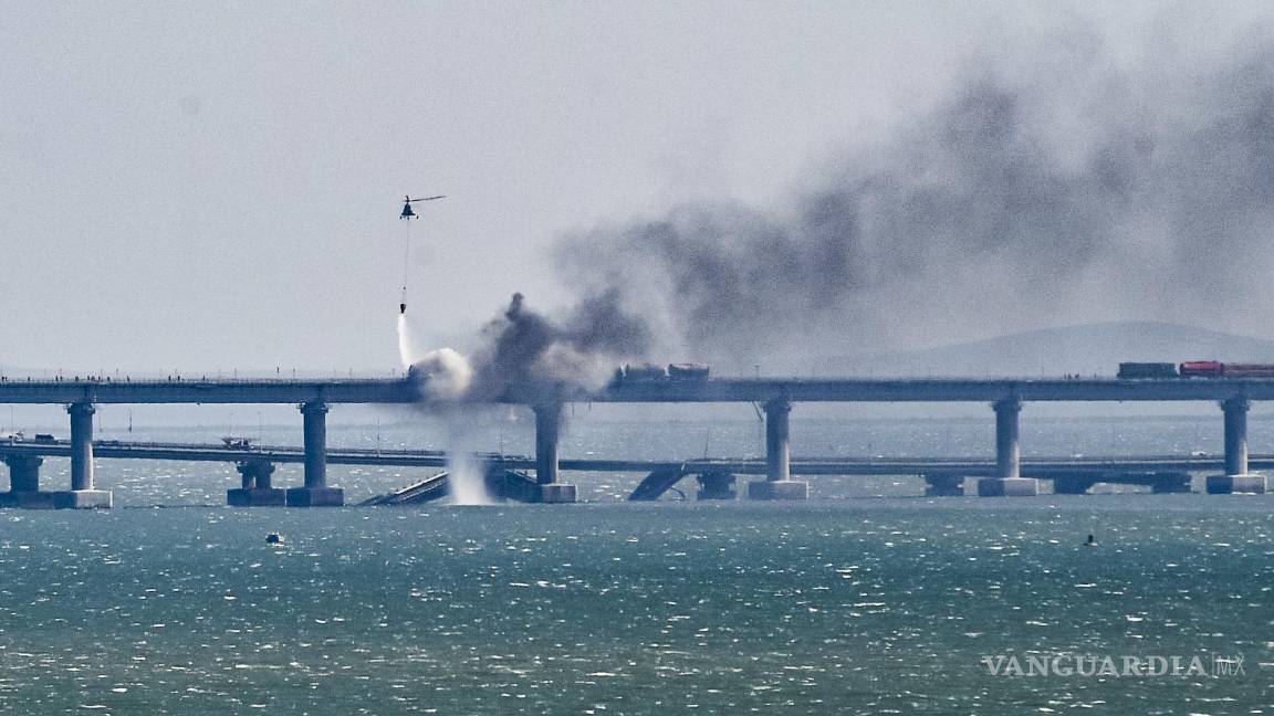 $!El Comité de Investigación ruso mencionó haber “iniciado una investigación penal en relación con el incidente en el puente de Crimea”.