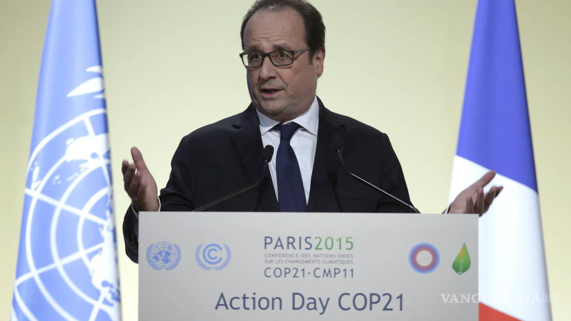 Acuerdo sobre clima implica superar intereses nacionales: Hollande