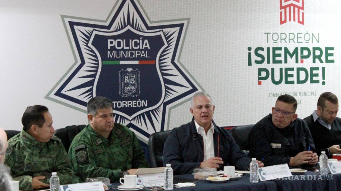 ‘Torreón tiene mejores condiciones en seguridad’ informó Román Cepeda