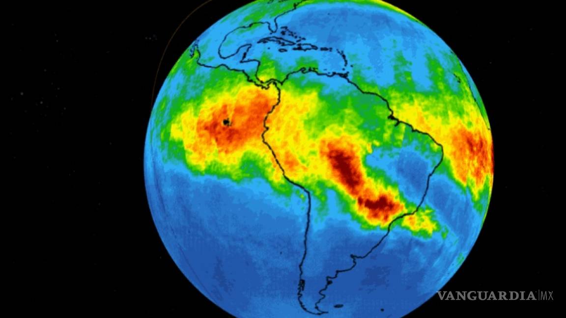 ‘Mapea’ la NASA movimiento del monóxido de carbono del Amazonas
