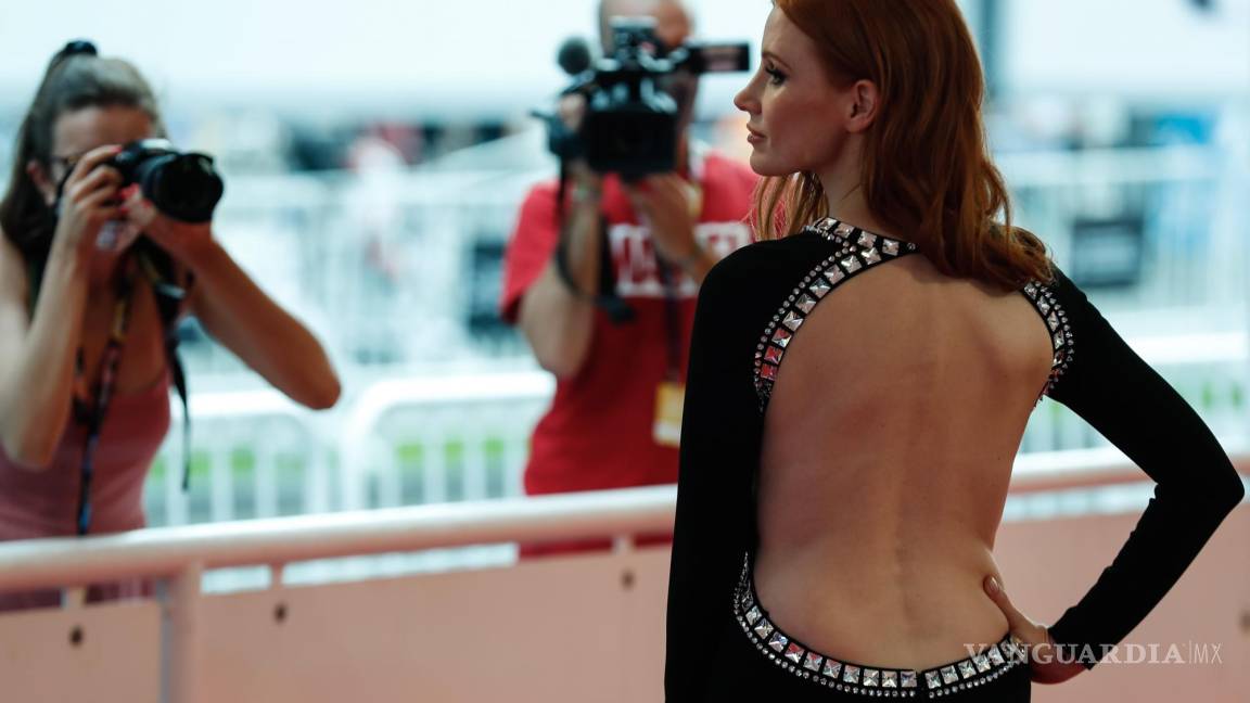 Jessica Chastain deslumbra a sus admiradores en el Festival de Cine de San Sebastián