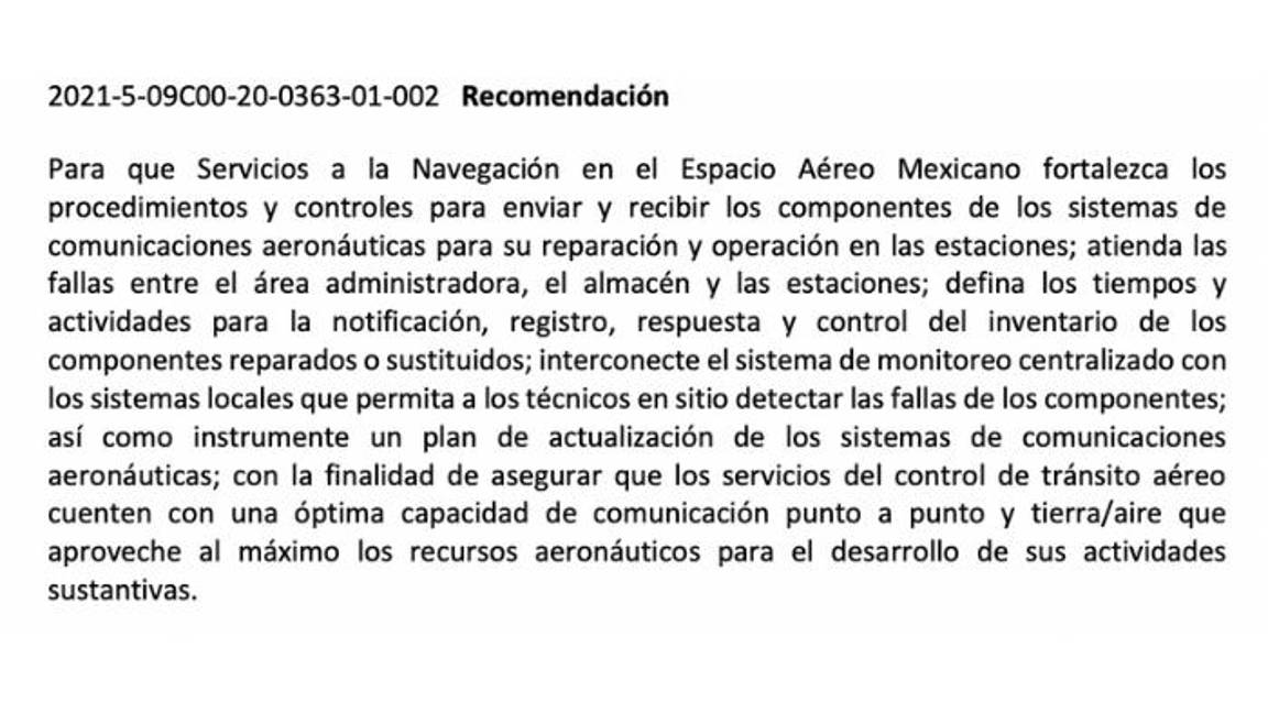 $!Recomendación de la ASF