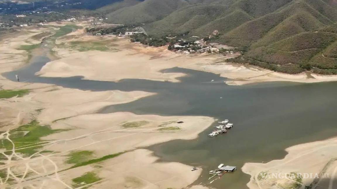 Niveles de presas en Nuevo León siguen a la baja