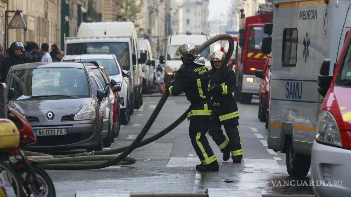 Explosión de gas en un edificio de París causa 17 heridos, uno grave