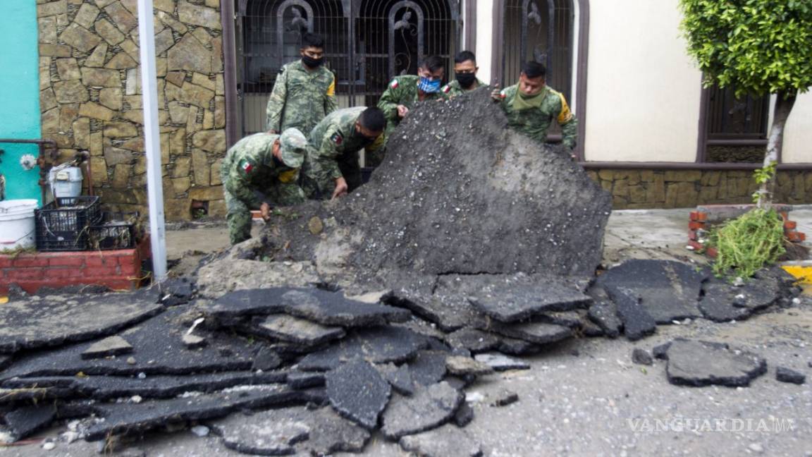 $!Huracán Hanna deja destrucción y desolación en su paso por Tamaulipas, Nuevo León y Coahuila (fotos)