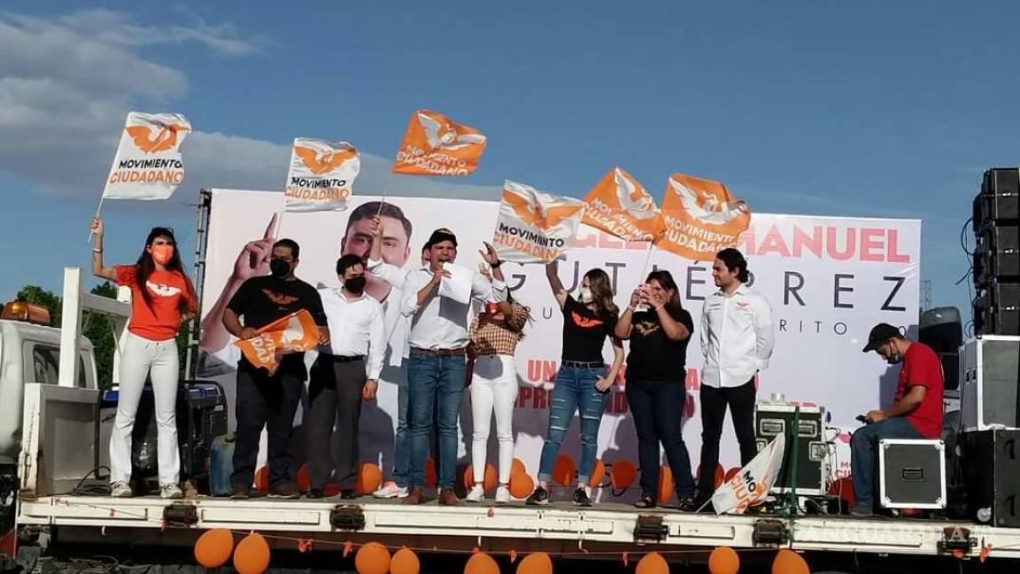 Elecciones 2020- Lluvia ni frío frenan a candidatos en Coahuila