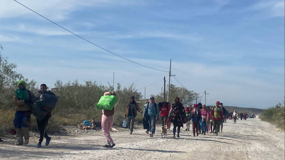 Avanzan 3 mil migrantes a Región Centro de Coahuila, los mueve busca del sueño americano