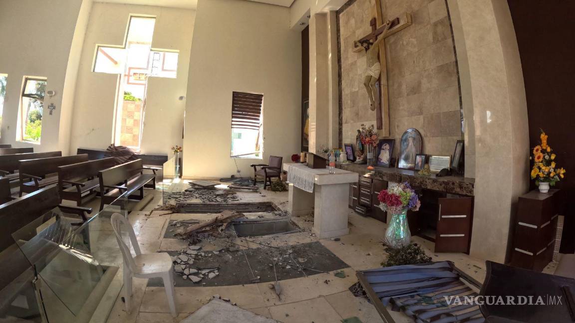 $!Robaron cuerpos y vandalizan capilla familiar de ex cabecilla del Cártel de Sinaloa