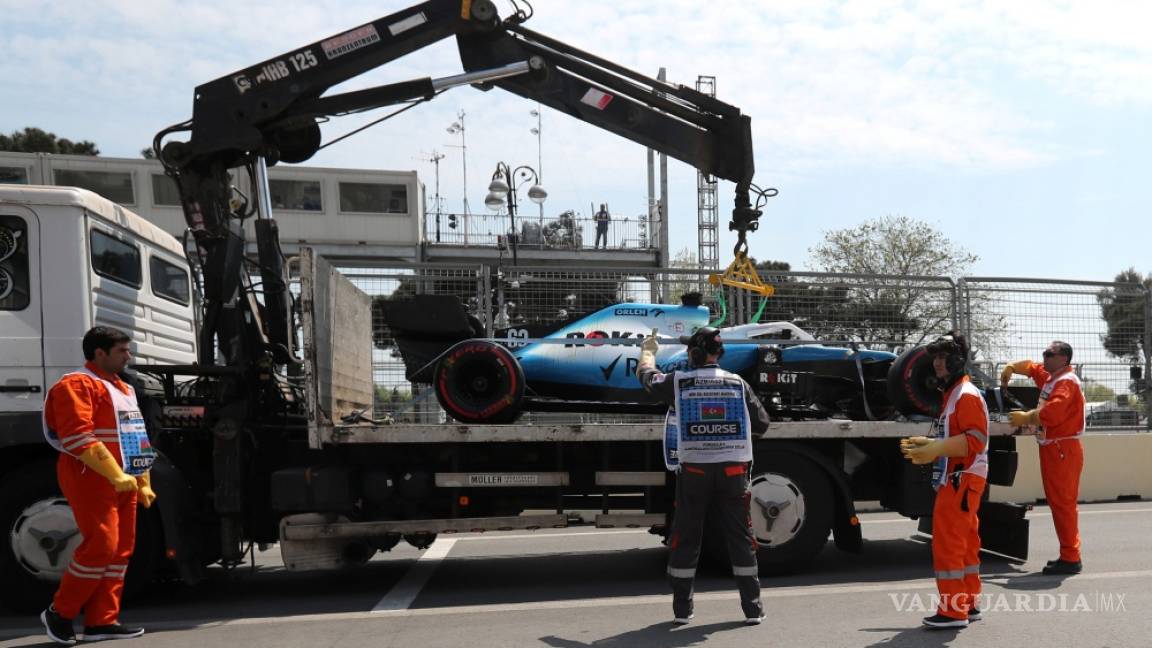 Suspenden la primera sesión de prácticas del Gran Premio de Azerbaiyán
