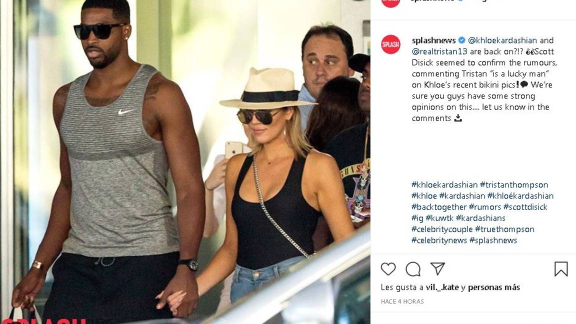 $!Después de dos infidelidades, ¡Khloe Kardashian regresa con Tristan Thompson!