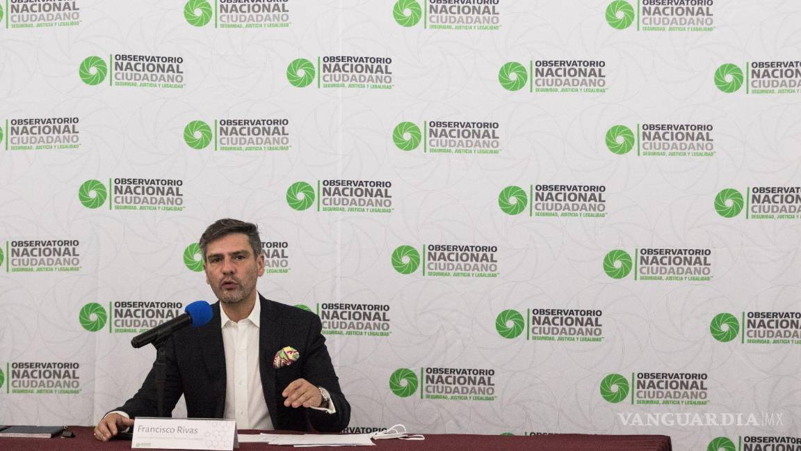 $!Francisco Rivas, director del ONC, subraya que en ningún momento se ha contenido el homicidio y otros delitos han crecido de manera desmedida.