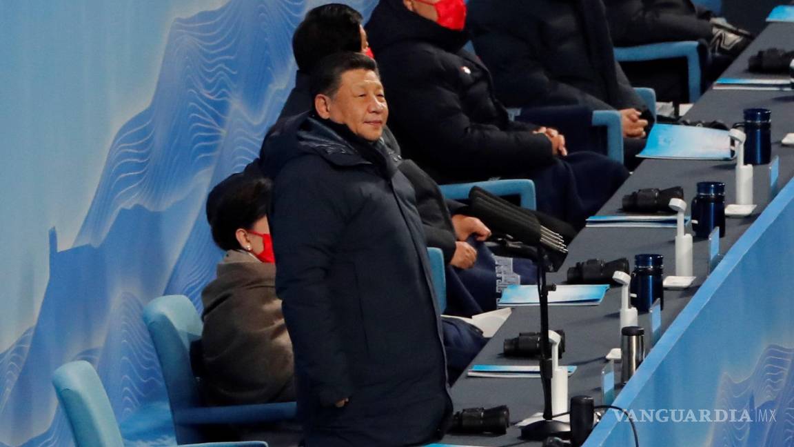 $!El presidente chino, Xi Jinping (c), declara abiertos los Juegos Olímpicos de Invierno de Beijing 2022. EFE/EPA/Mark Cristino