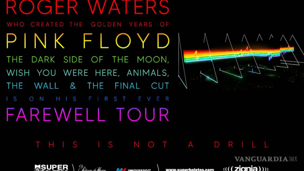 $!Poster promocional del concierto de Roger Waters en la Arena Monterrey.