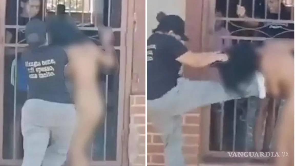 Madre golpea a su hija desnuda, la encontró con su marido (video)